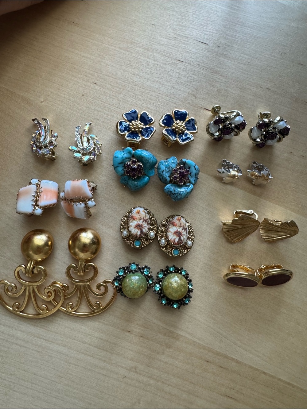 Vintage Clip-On Earrings